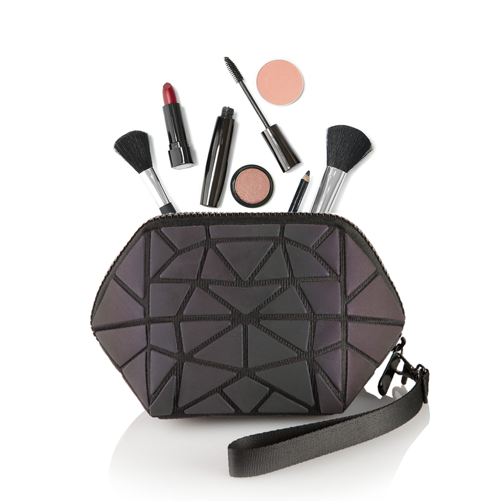 Pryzm 'Holographic & Reflective' Makeup Bag And Pencil Case - Small