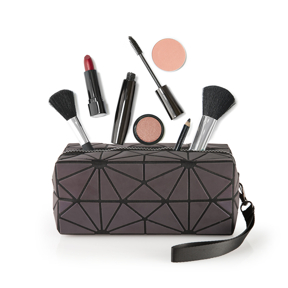 Pryzm 'Holographic & Reflective' Makeup Bag And Pencil Case - Medium Bag