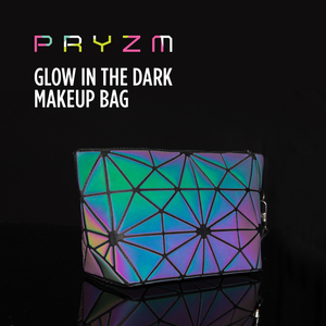 Pryzm 'Holographic & Reflective' Makeup Bag And Pencil Case - Large